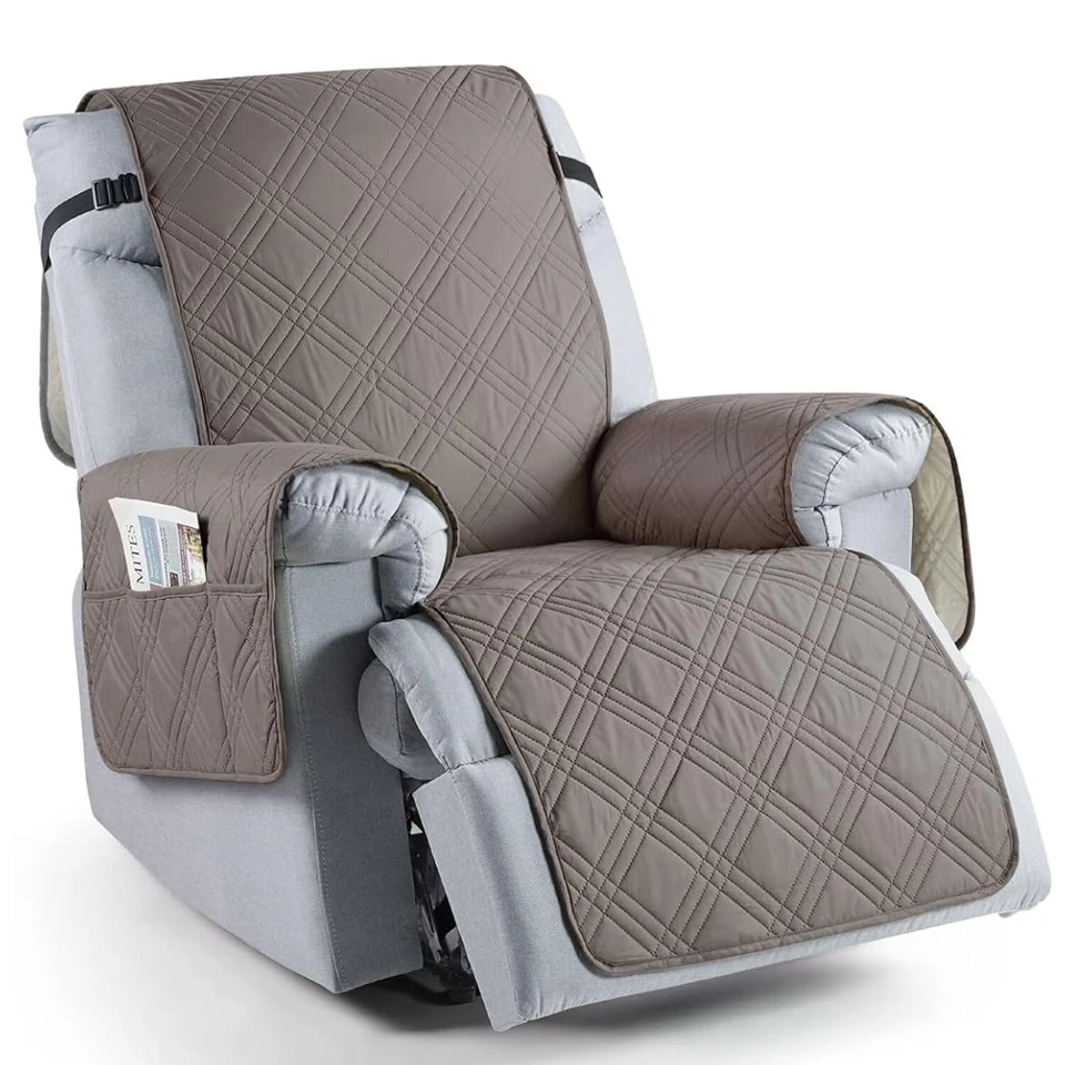 100% waterproof non-slip recliner cover, furniture decoration protection - image 2 of 4