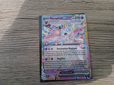 Nymphali Ex 086/191 Double Rare RR - Écarlate Et Violet 8 Étincelles Déferlantes Pokémon