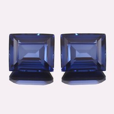 11x9 MM Natürlich Makellos Ceylon Blau Saphir Lose Baguette Edelstein Schnitt