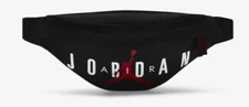 Nike Air Jordan Fanny Pack Hip Waist Belt BLACK RED Bag Crossbody 9B0533 NEW $45