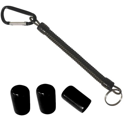 Pinpointer Tip Protectors and Lanyard for Garrett -Pointer at, II (Black)