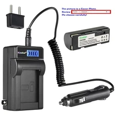 Kastar Battery LCD AC Charger for EPSON R-D1 R-D1s R-D1xG RD1 NP-80 DB-20