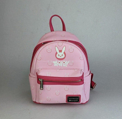 Loungefly‎ Overwatch D.Va DVA Pink Mini Backpack Bag Cosplay OW OW2 BoxLunch Loungefly Overwatch D.Va DVA Pink Mini Backpack Bag Cosplay  main image 2