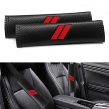 2pcs Red Safety Seat Belt Shoulder Pad Cover for Dodge Challenger Accessory