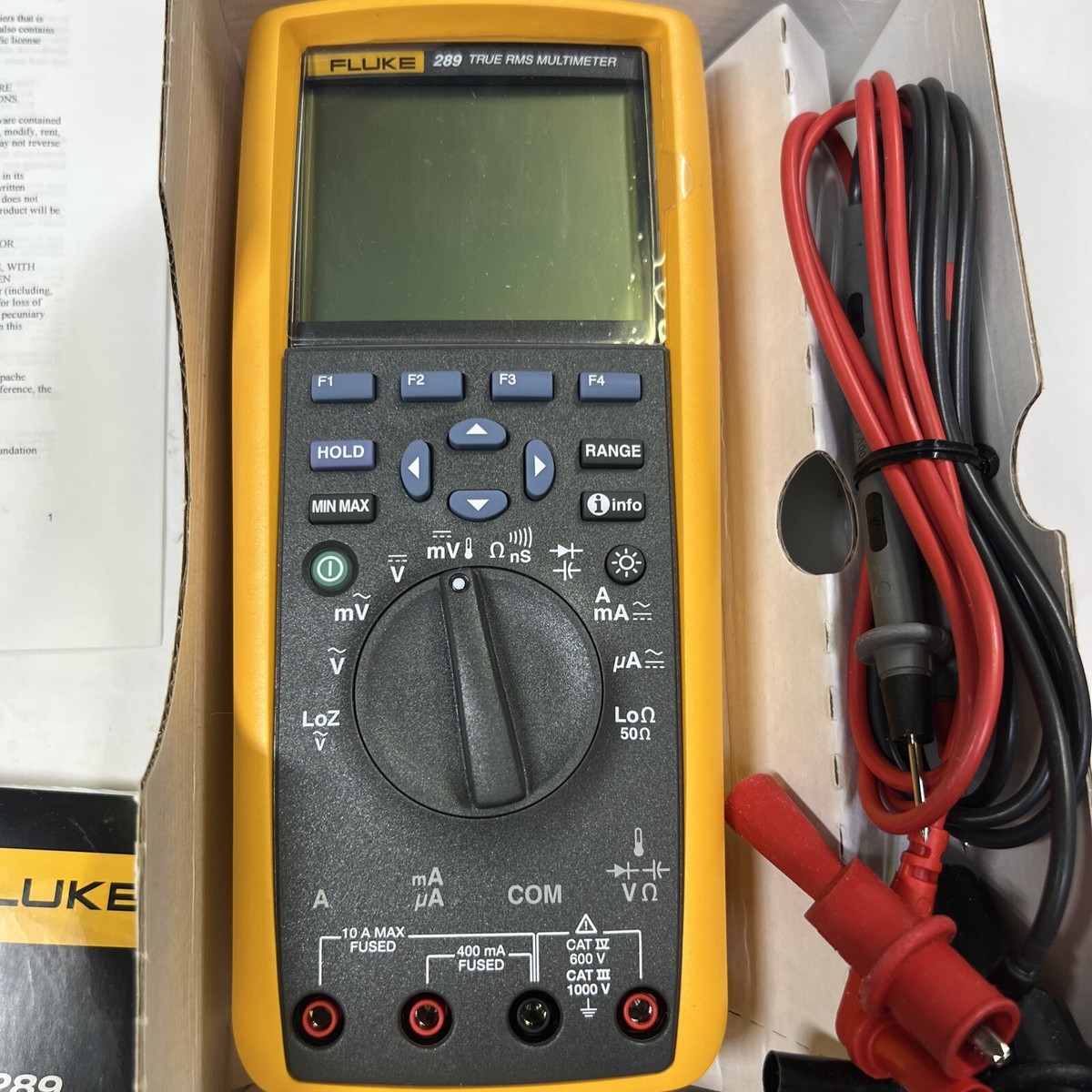 Fluke 289 True RMS Industrial Logging Digital Multimeter Fluke 289 True RMS Industrial Logging Digital Multimeter