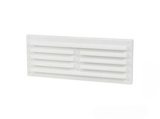 Timloc 9x3 Plastic Internal Louvre Grille Vent, White