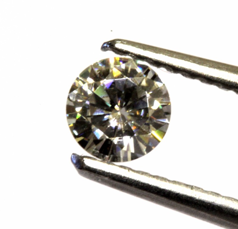 GIA certified loose .30ct synthetic diamond moissanite 4.55 x 4.57 x 2.6mm round