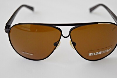 William Rast Aviator Brown Polarized WRS2080P MBRN-1P 61-9  display picture 3