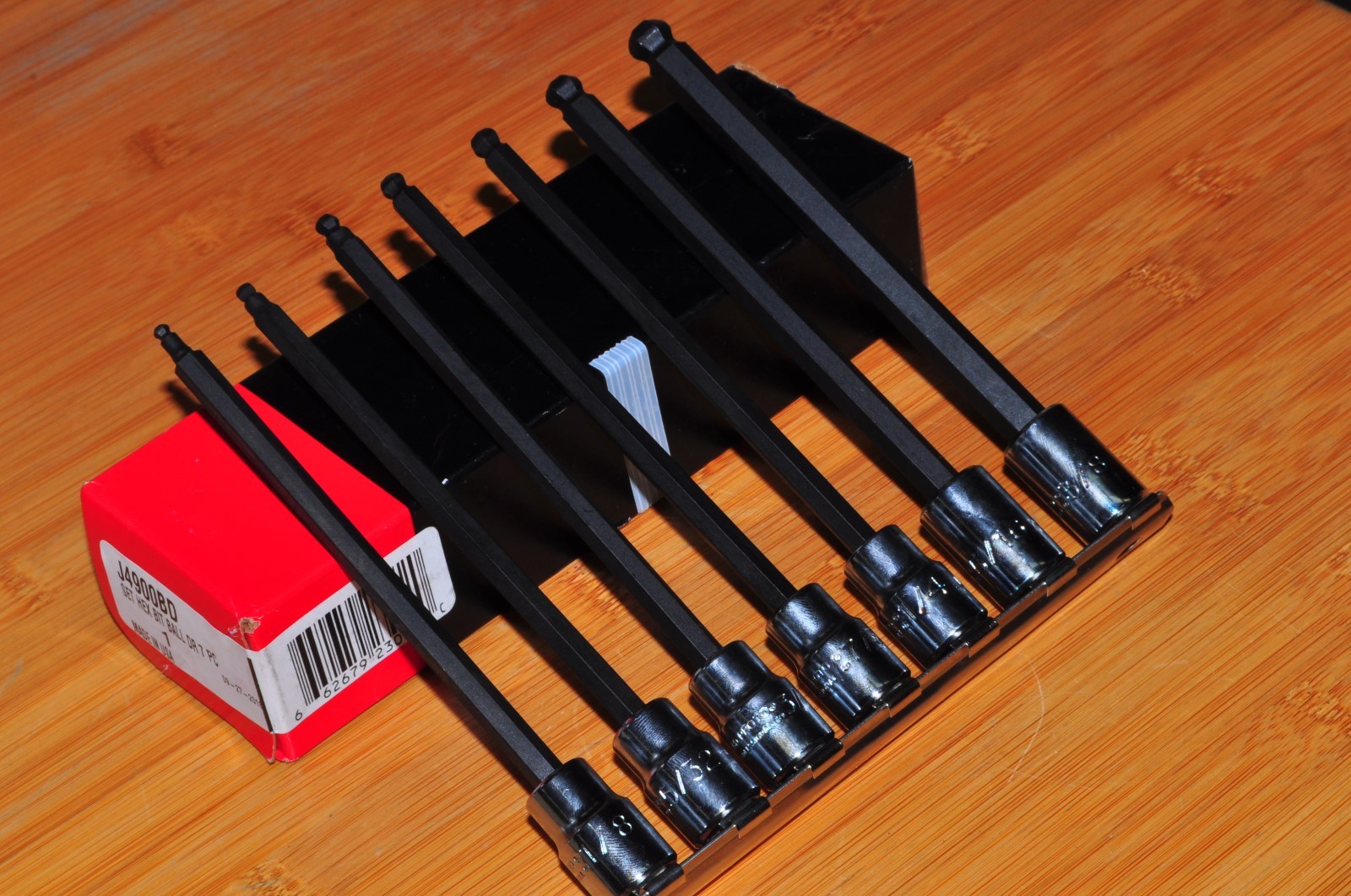 Stanley Proto 7-teiliges Innensechskant-Bit-Set – Extra Lang Mit Kugelgelenk Für Schwierige Stellen