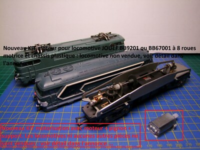 Lot De 3 Locomotives SNCF Jouef HO - 67001 BB9201 - À Retravailler / Pièces