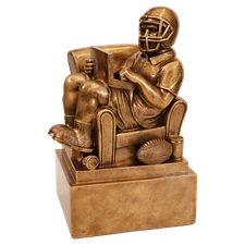 Fantasy Football Trophy - Free Personalized Plaque  FFL  Arm Chair quarterback
