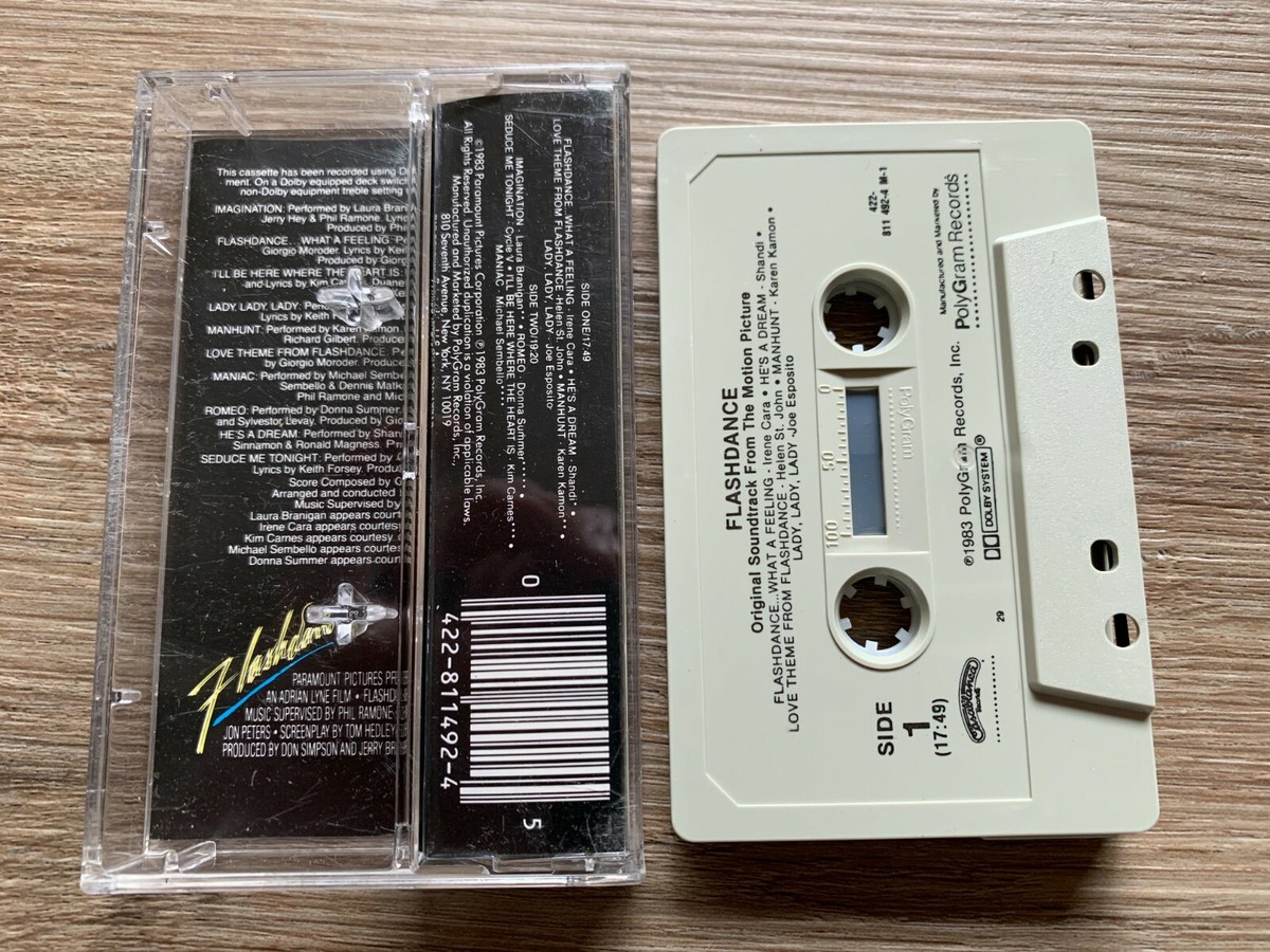 FLASHDANCE ORIGINAL MOTION PICTURE SOUNDTRACK CASSETTE TAPE