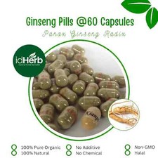 ❣️BEST Ginseng Pills @60 capsules body fat Herbs Natural Herb Wildcrafted