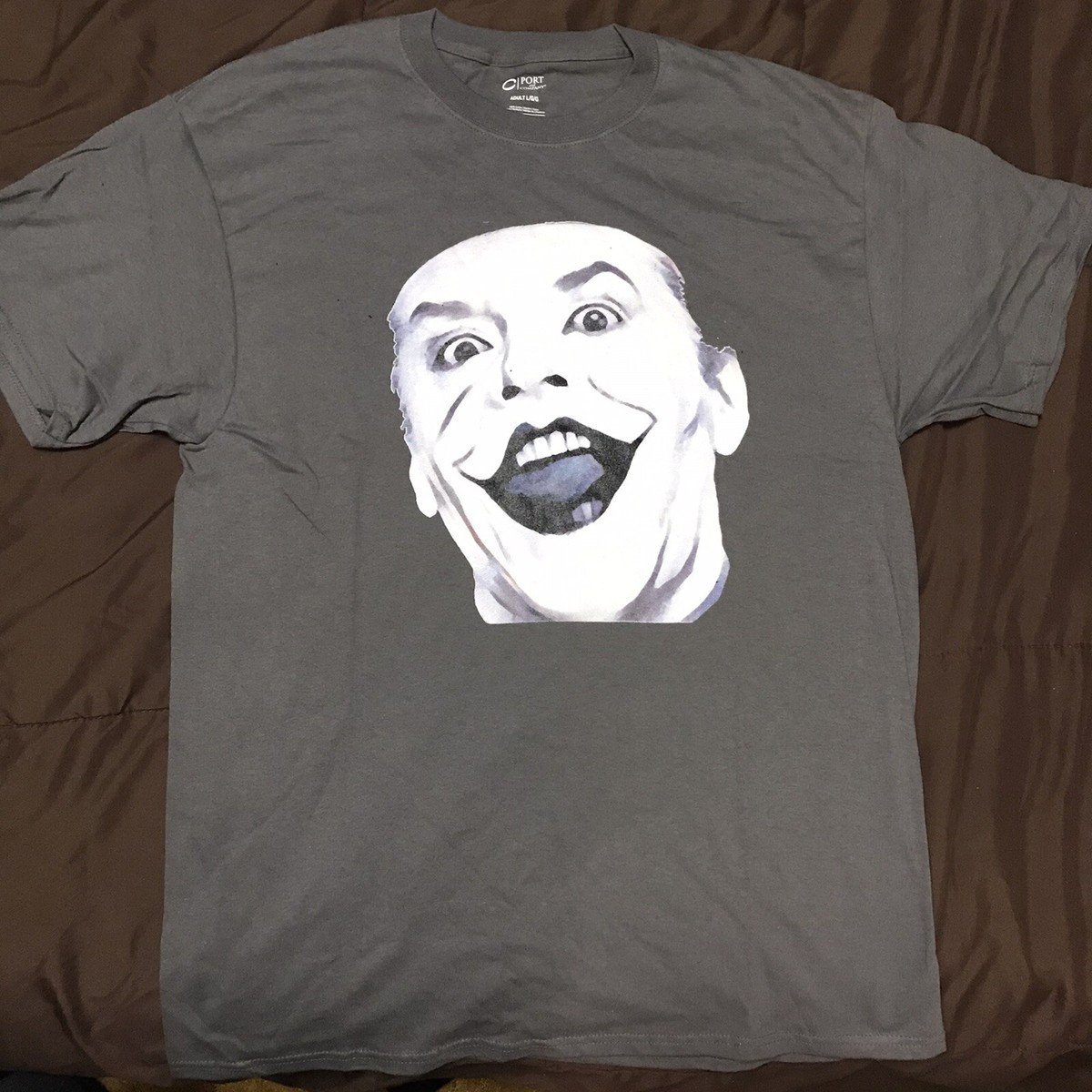T-shirt JOKER Jack Nicholson / Tim Burton - Taille S (Small) Homme - Noir - Coton - Sérigraphie Limitée - Neuf Sans étiquettes