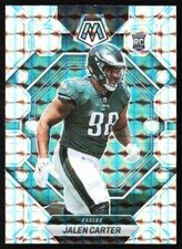 2023 Mosaic Prizms Jalen Carter Rookie Philadelphia Eagles #328