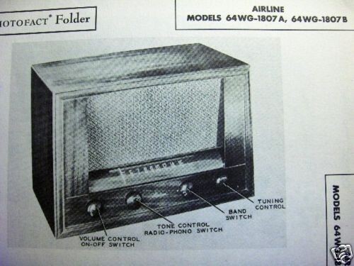 RADIO COMPAGNIA AEREA 64WG-1807A & 64WG-1807B FOTOFATTO - Foto 1 di 1