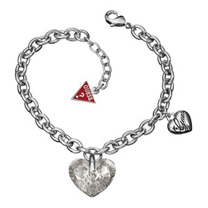 guess love heart bracelet