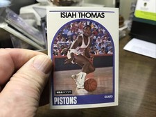 1989 Isiah Thomas NBA Hoops #250 Detroit Pistons HOF vintage BASKETBALL