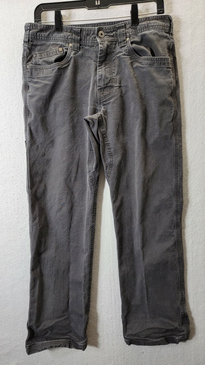 Prana Men's 32 Gray Breathe Pants Actual 📏 32x28 Style