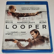 Looper Blu-ray, 2012 Joseph Gordon-Levitt Bruce Willis Free 1-Day Shipping