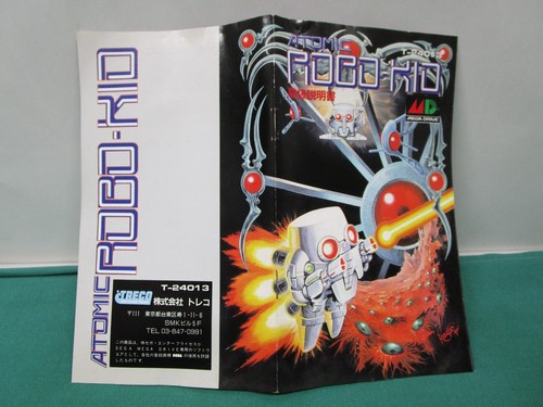 SEGA Mega-Drive - ATOMIC ROBO-KID - included box, manual. JAPAN GAME. MD. 11431 - Picture 14 of 18