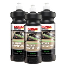 SONAX 3x 1 Liter 02823000 PROFILINE Leather Protection Lederpflege Leder Pflege