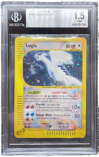 Lugia - 149/147 - Pokemon Aquapolis Holo Crystal Card HP | eBay