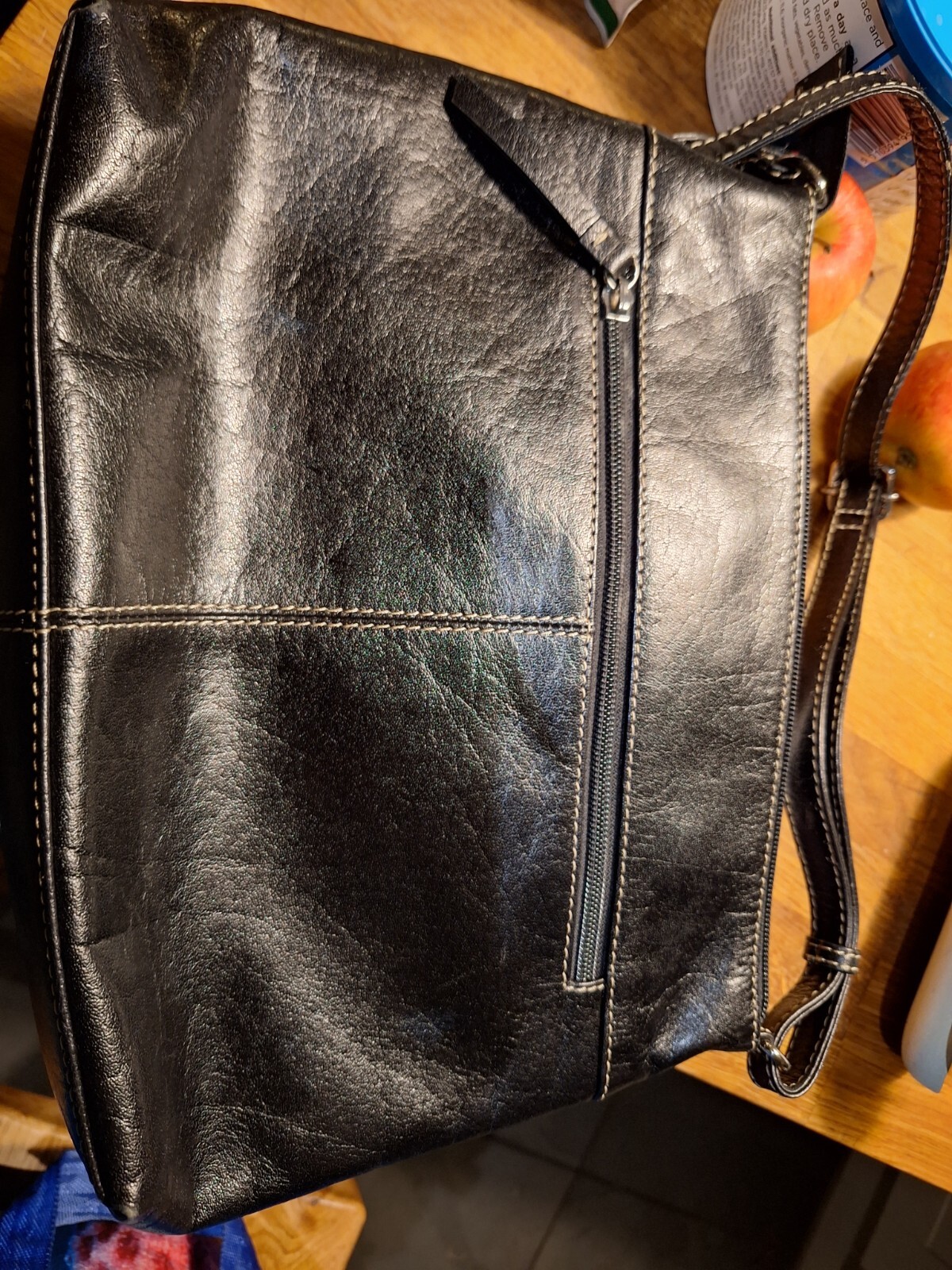 black leather handbag eBay