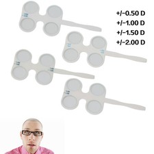 / - 0.50D to  / - 2.00D Optical Flipper Plastic Confirmation Flip Lens 4PCS