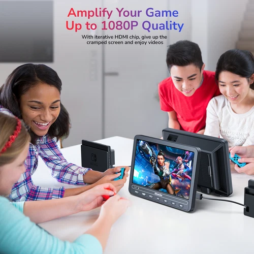 2 X 10.5" HD Car Headrest Monitor DVD Player Dual Screen TV HDMI USB/SD Battery - Picture 4 of 9