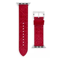 Tory Burch Apple Watch Replacement Band Leather Red 38mm/40mm/41mm TBS0088