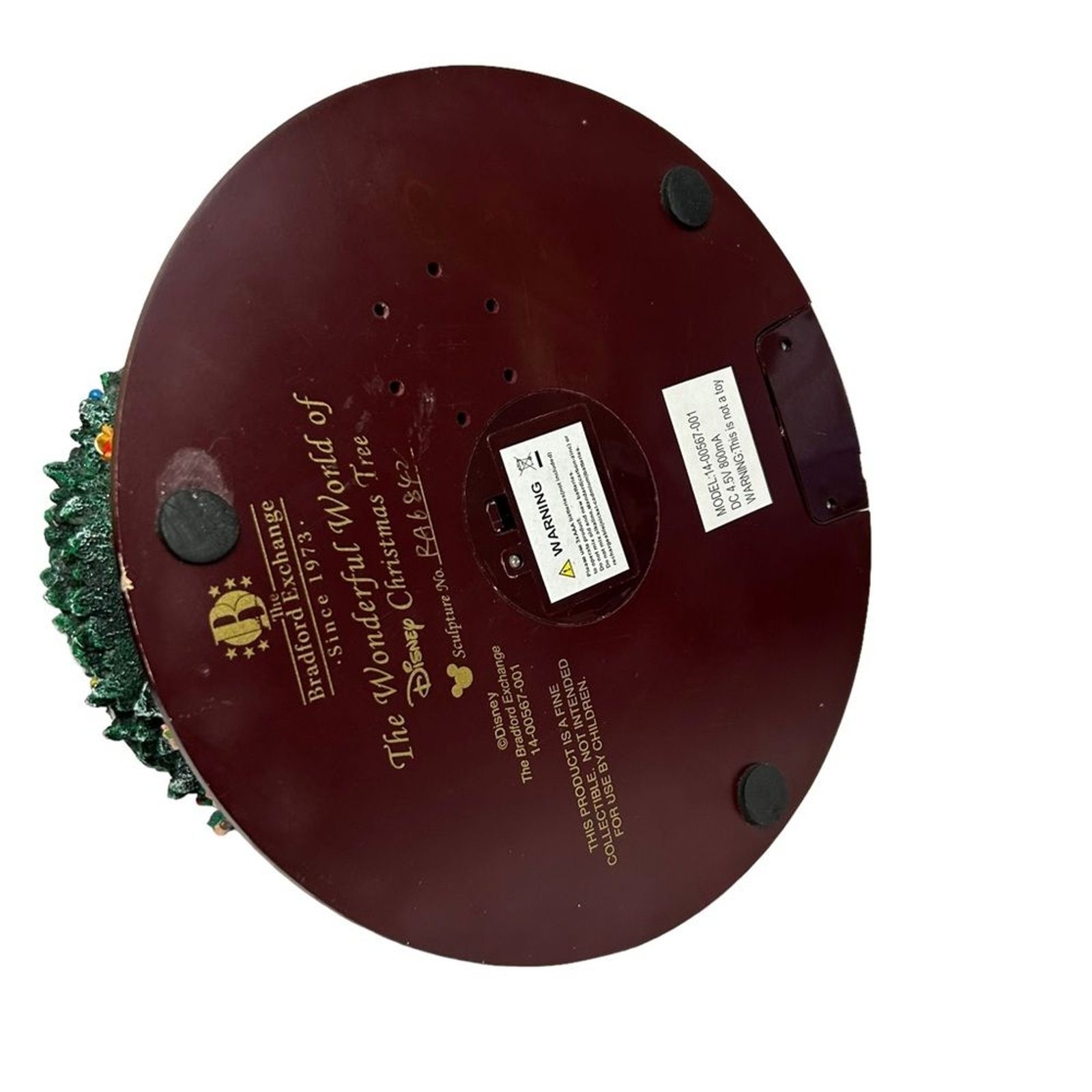 Bradford Exchange Disney Tabletop Christmas Tree The Wonderful World