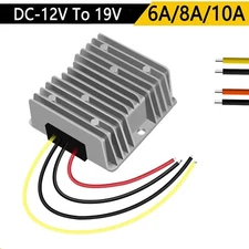 DC 12V to 19V 6A 8A 10A Step Up Voltage Regulator Power Converter Transformer