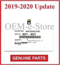 2014-2020 Toyota Tundra Sequoia Navigation Micro SD Card US CAN Map Update OEM