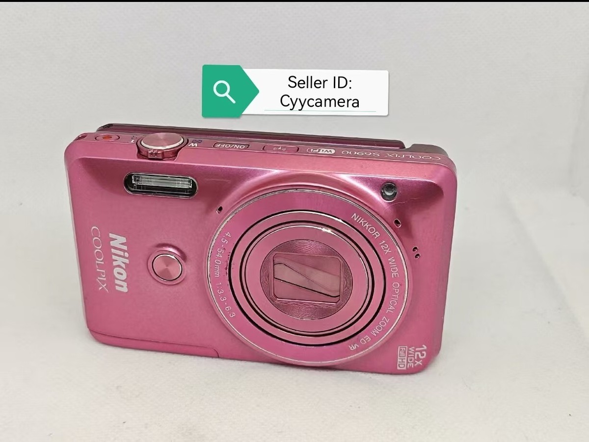 Nikon Coolpix S6900 Compact 12X Digital Camera 16.0 MP Wi-Fi PINK 