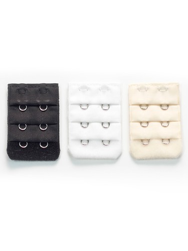 Paquete de 6 extensores de sujetador More of Me to Love - negro, blanco, beige - gancho 2/3/4 - Imagen 12 de 22