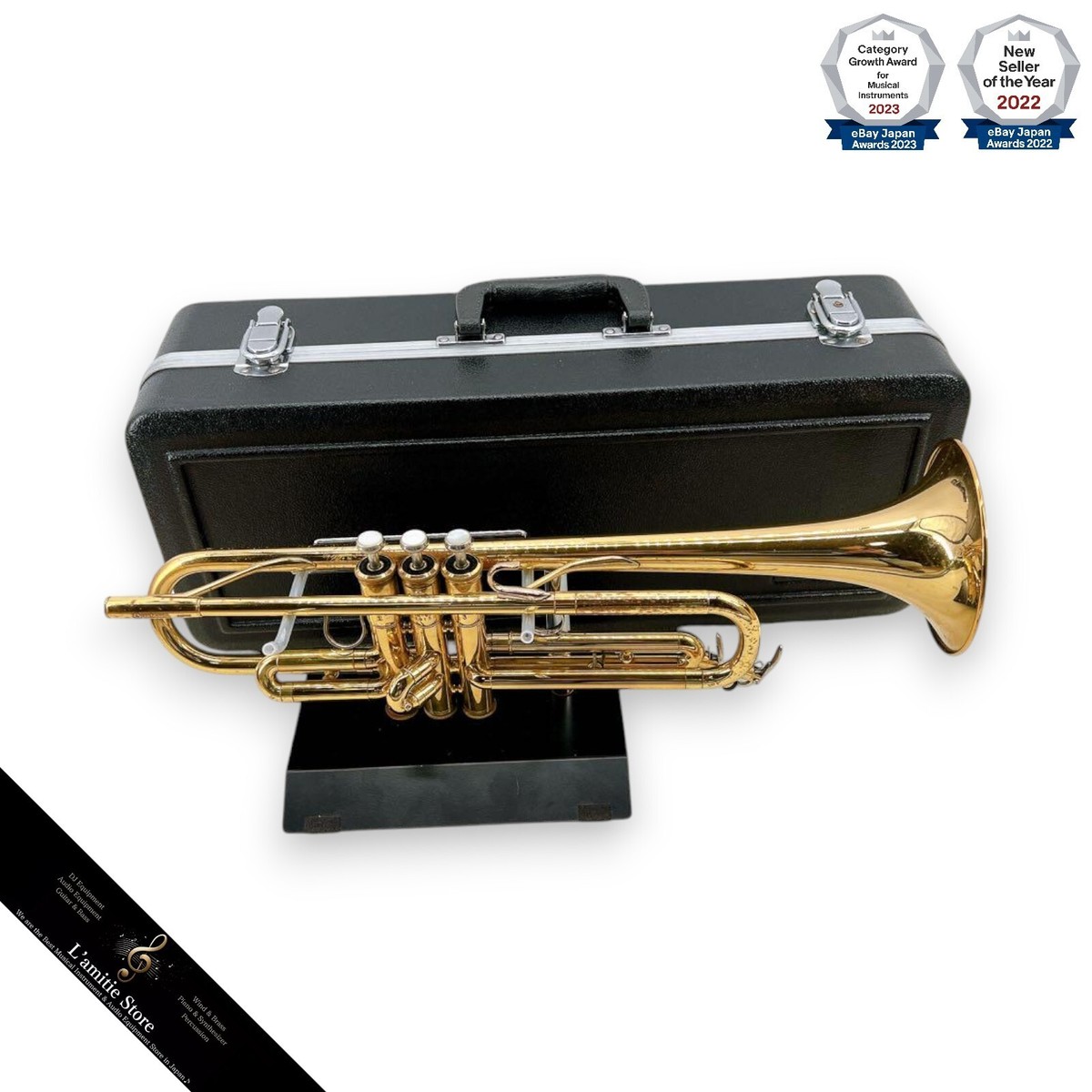 YAMAHA YTR-637 Trumpet Gold Vintage Model supervised by YAMAHA YTR-637 Trumpet Gold Vintage Model supervised by