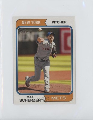 2023 Heritage 1974 Topps Baseball Oversized Boxtopper Max Scherzer #OB-MSR 3q7