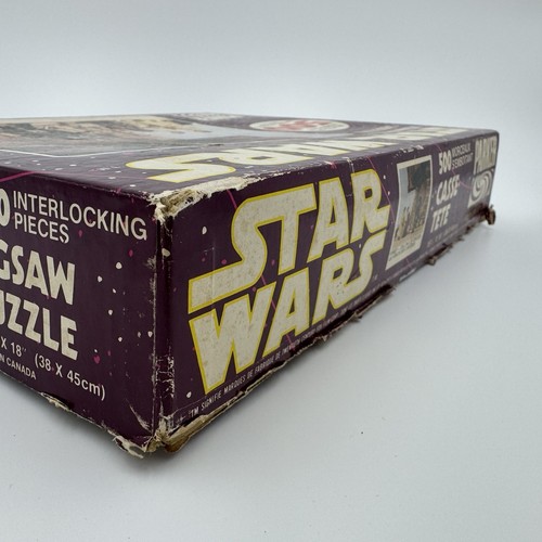 1977 Star Wars 500 Piece Jigsaw Puzzle Selling of Droids Parker Bros - Picture 3 of 5