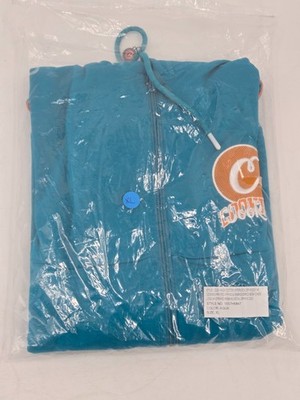 COOKIES SF Sweater Mens XLarge Aqua Embroidered Logo LOUD PACK Full Zip Hoodie