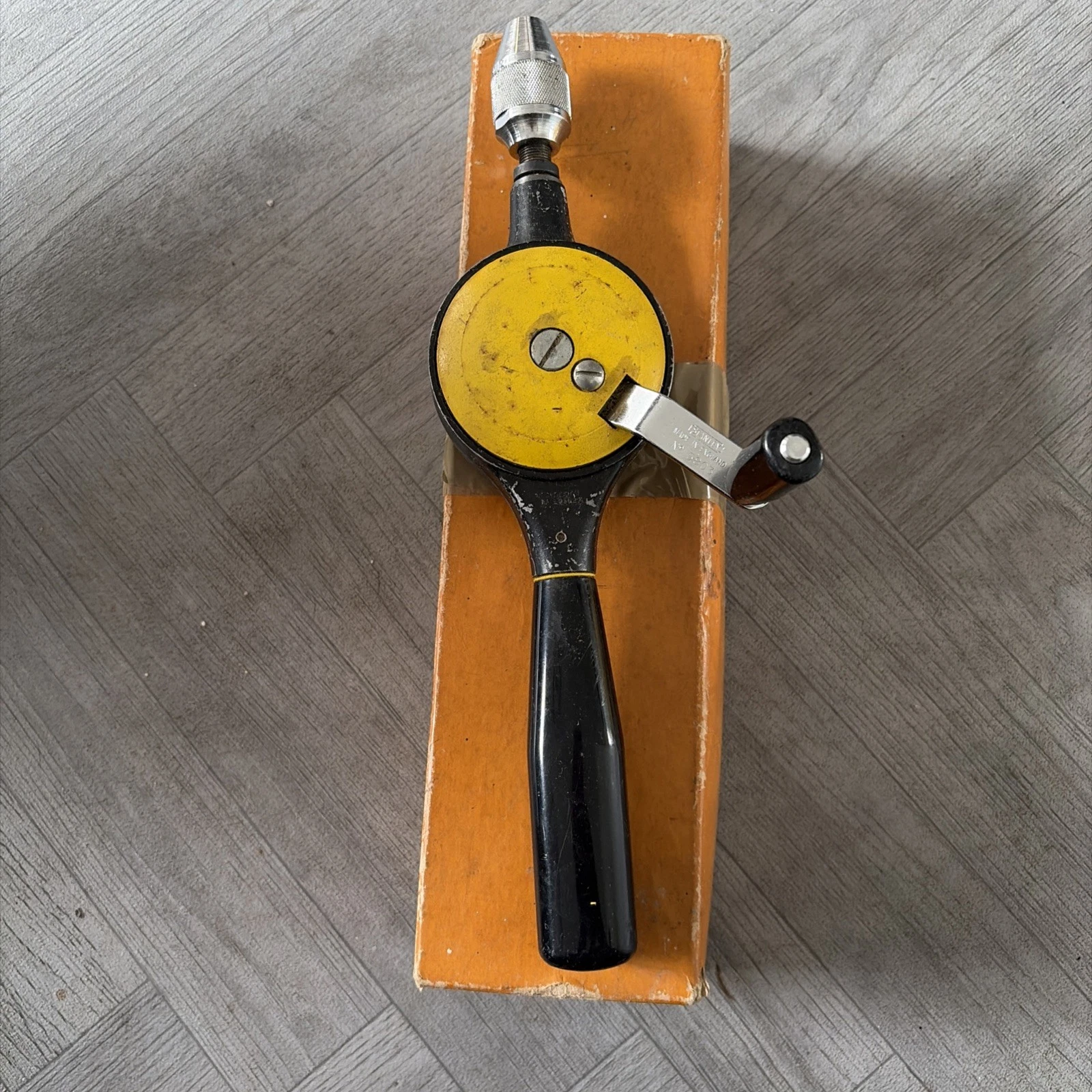 Vintage Stanley No 5803 Hand Drill Made In England