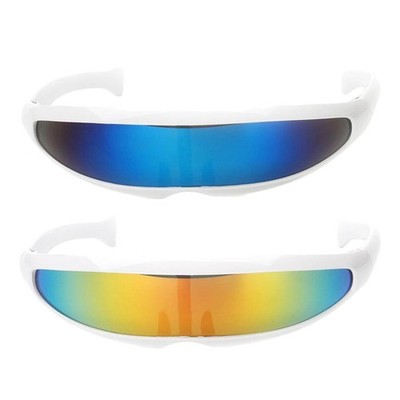 2X Narrow Space Robot Alien Eyewear Future Sonnenbrille