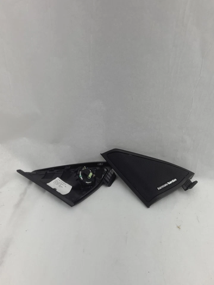 OEM 2010-2016 Mercedes W212 E350 Front Door Panel Tweeter Speaker Cover Set - Image 4 of 4