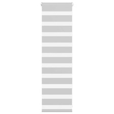 Zebrarollo Hellgrau 45x100 cm Stoffbreite 40,9 cm Polyester