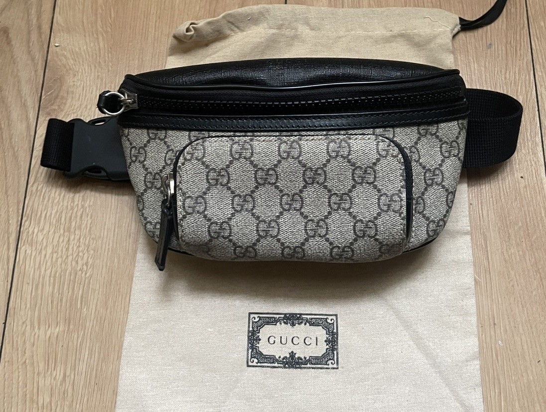 Gucci Belt Bag 100% Authentic Eden 450946 GG Supreme Small With Dustbag RRP £970