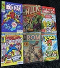 Facsimile Marvel Comics (Lot of 6) Hulk #181 Foil Iron Avengers #1 Amazing #121