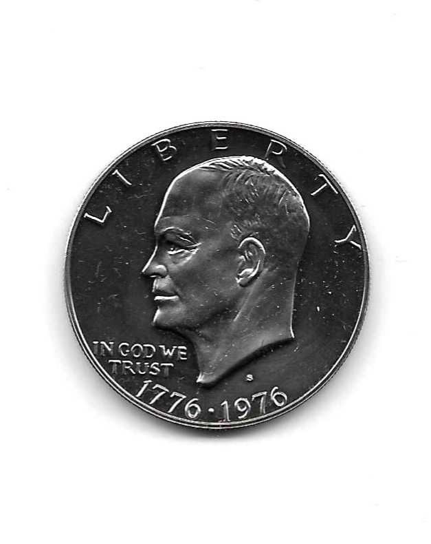1776-1996 Bicentennial Eisenhower Liberty Bell One Dollar Coin