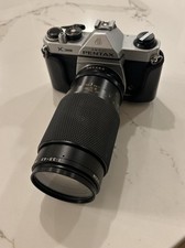 TESTED CLEAN Pentax K-1000 SE 35mm SLR Camera with 55-225 mm Seikanon Lens