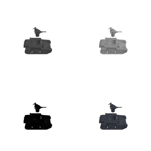 Part D, 3 Pack UK British Tanks and Vehicles 1/72 WWII Wargames Tabletop - 第 13/13 張圖片