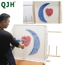 Rug Tufting Frame Wooden Rug Making Frame Kit - Electric Carpet Gun Tabletop Dis